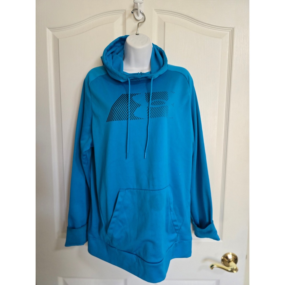 Under Armour Loose Fit Hoodie Sweatshirt Blue MD M‎ Long Sleeve Pullover/0510